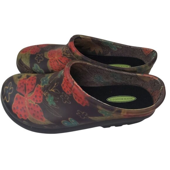 Sloggers Women Waterproof Rubber Clogs 7 Garden Slip On Rain Forest Fairy Grunge - Picture 3 of 15